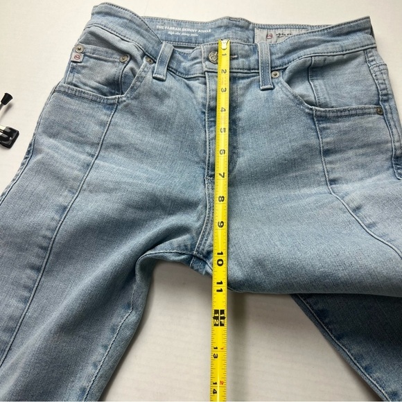 AG Denim The Farrah Skinny Ankle High Rise Destroyed Hem 26R BW19188 - Picture 7 of 15